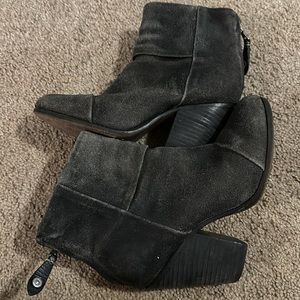 Rag & Bone Harrow Boot Asphault Suede Boots & stacked heel